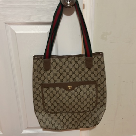 🔥🔥🔥Vintage Gucci Tote Mint Condition🔥🔥🔥🔥🔥🔥Excellent Find True Classic🔥 - Picture 2 of 12